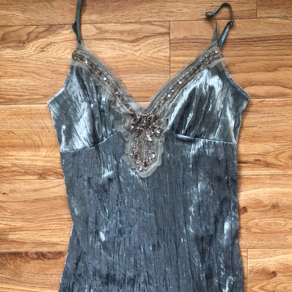 Teal Vintage Top